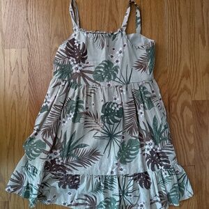 Gymboree Safari Print Lined Ruffle Dress